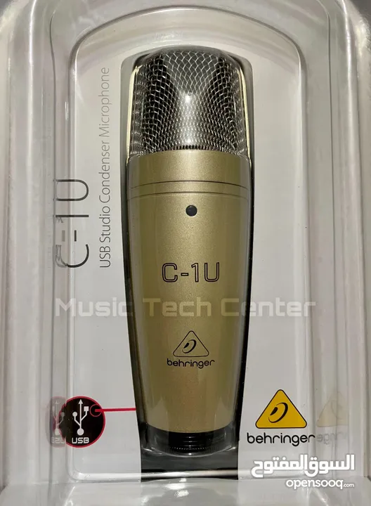 ميكرفون Behringer C-1U Professional Large-Diaphragm Studio Condenser USB Microphone