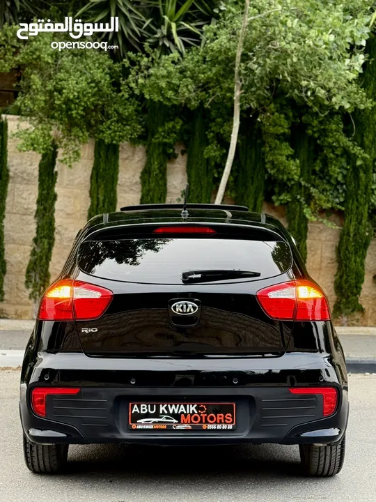 ‏  كاملة الاوصافAbu Kwaik Motors..  Kia Rio 2017  فحص ممتاز طلاء الشركة بالكامل ،، عداد 47 الف اصلي