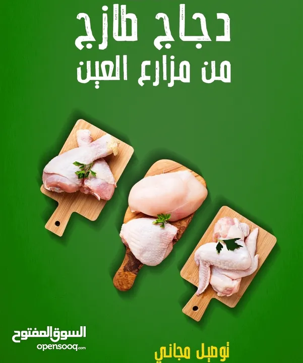 دجاج طازج  Fresh chicken