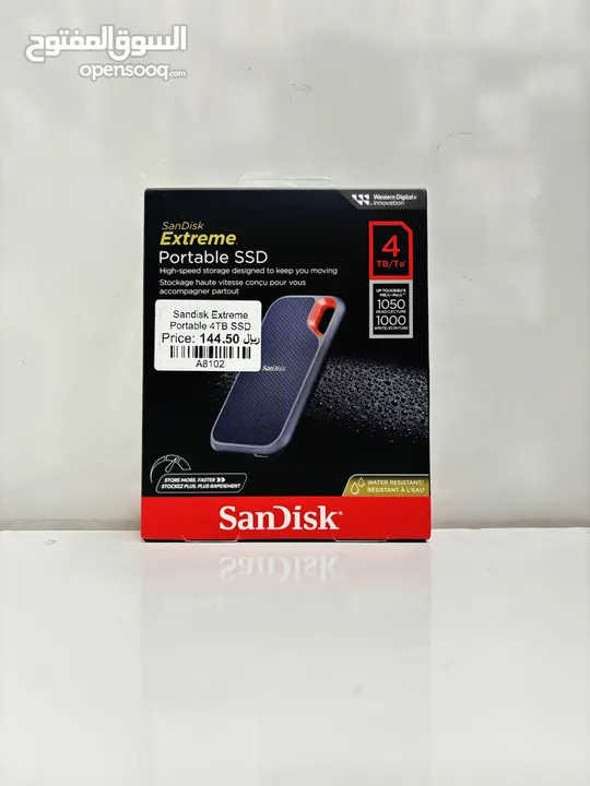 SANDISK EXTREME PORTABLE SSD  4TB