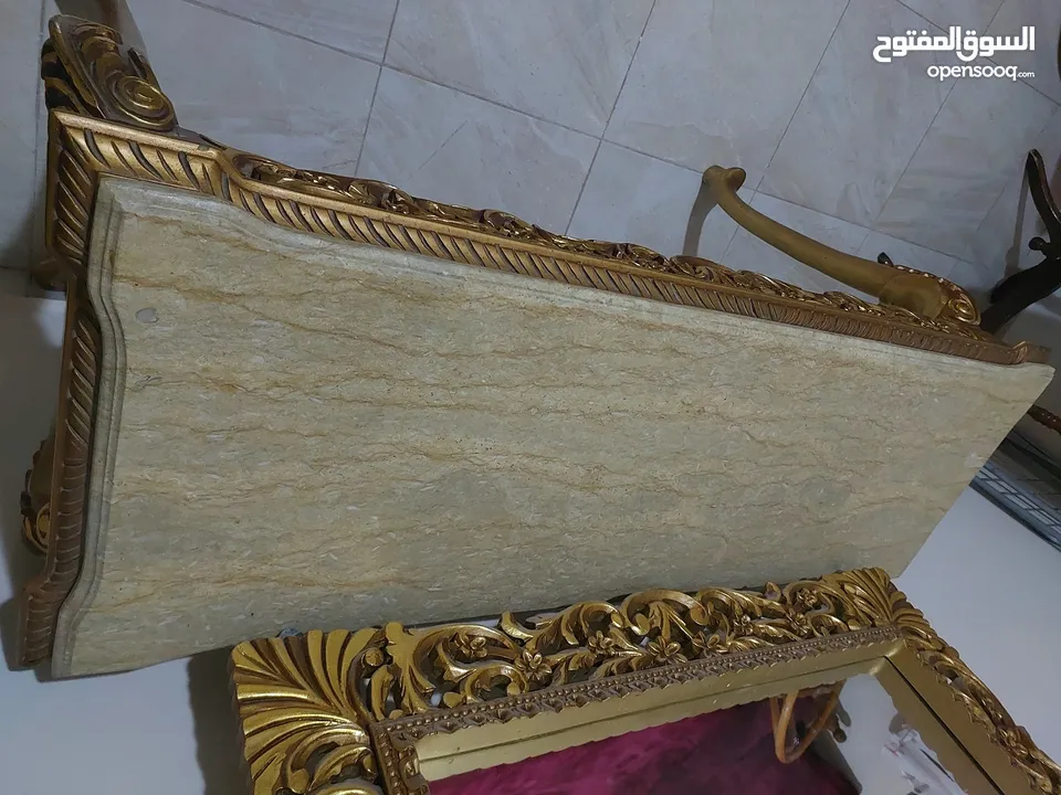 مدخل +مرآه وكاله طاوله رخام بسعر مغري جدا