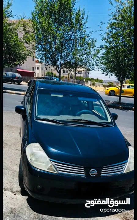 نيسان تيدا 2008،ياباني،لون اسود،1600cc