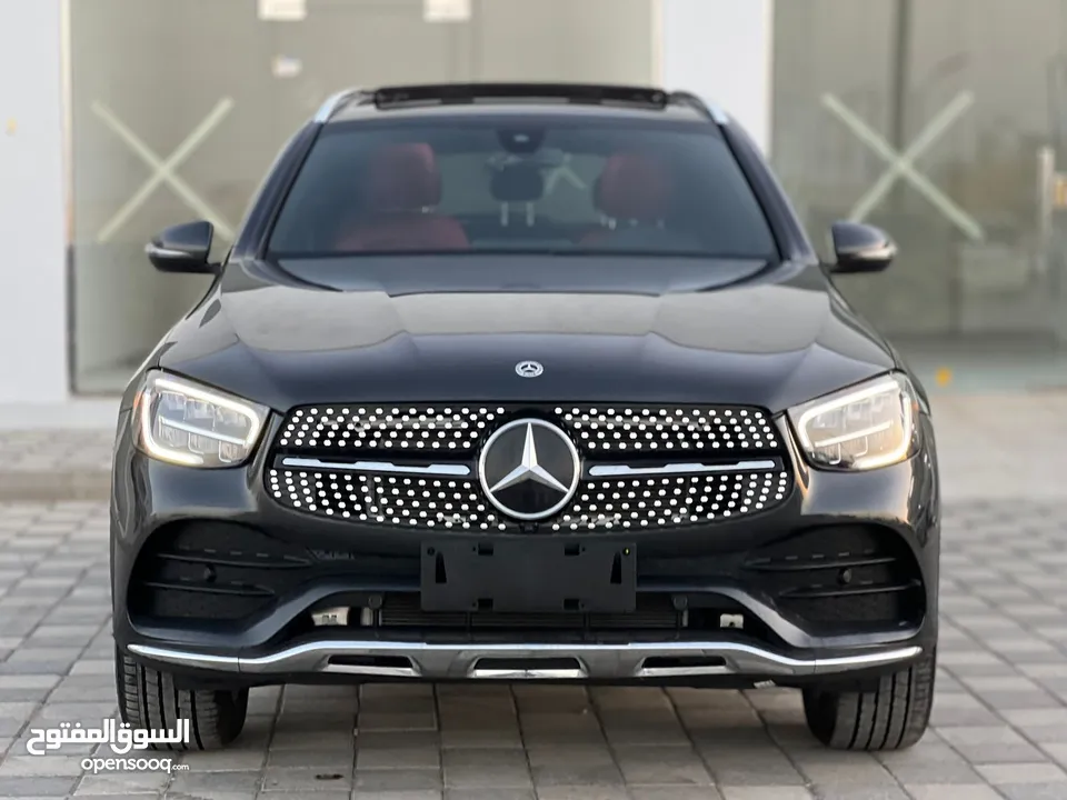 مرسيدس GLC300 بانوراما موديل 2020 رمادي للبيع