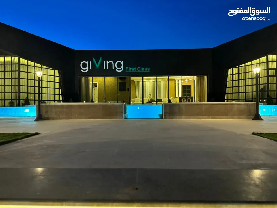 شاليهات ومزارع داخل giving compound في الاردن . عمان. القسطل 