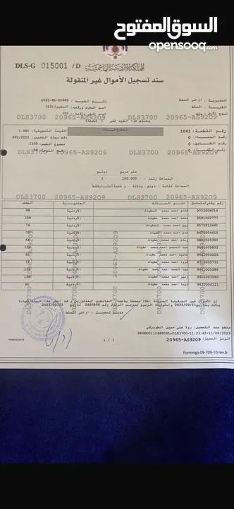 قطع اراضي بمساحات مختلفة