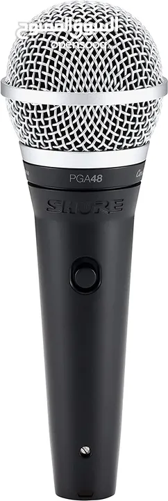 ميكرفون يدوي اصلي نوع Shure PGA48 Dynamic Microphone Handheld Mic for Vocals with Cardioid