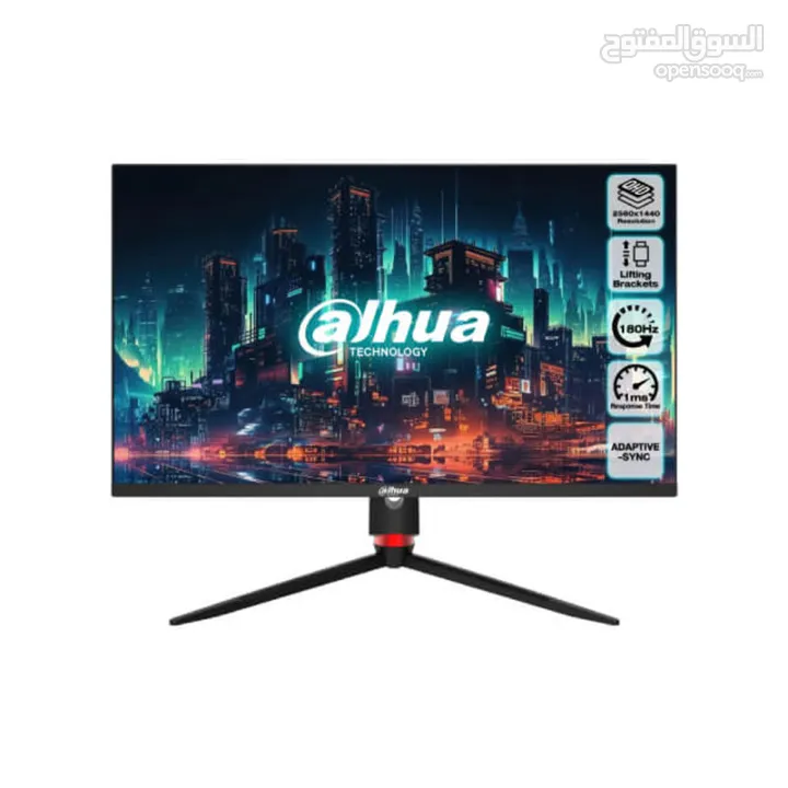 كل عام وانتم بخير الاسعار لدينا جديد كفاله عام شاشات DAHUA GAMING 24" 165HZ IPS 1MS