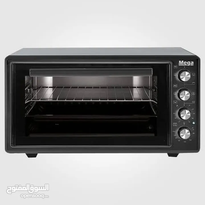 فرن كهربائي 70 لتر mega او يونيفيرسال قوة تسخين عالية 1800W  مؤقت ذاتي حتى 60 دقيقة مع جرس تنبيه