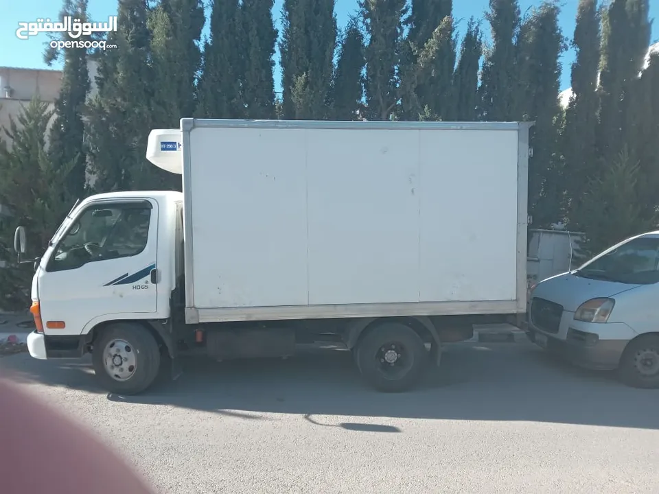 هيونداي HD45 ثلاجه Hyundai شصي طويل تبريد وتجميد وباص هيونداي h1 2007 8 مقاعد