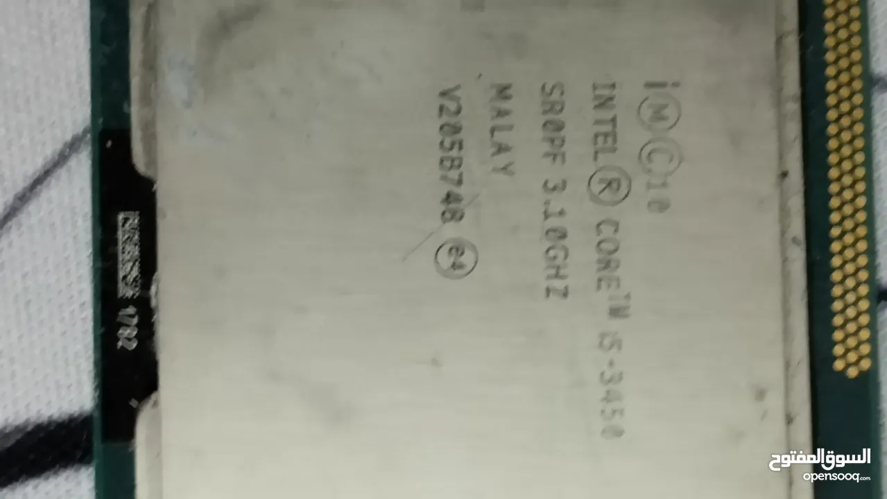 معالجات i5 جيل ثالث و ثاني موجود معالج amd شغالين 100%  مع التبريد