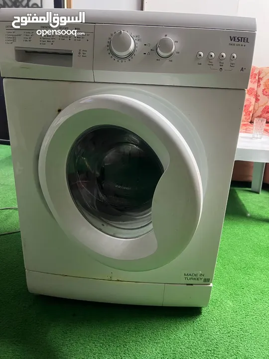 غساله Vestel..7كيلو   فل اتوماتيك للبيع بسبب الرحيل السعر المطلوب 60 دينار موجوده بسحاب