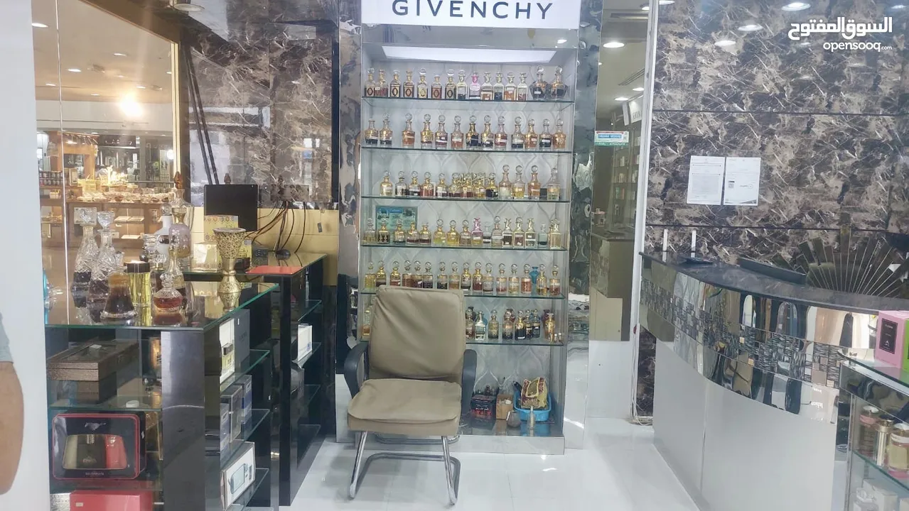 Perfume Shop for sale in Al Araimi Complex with stocks