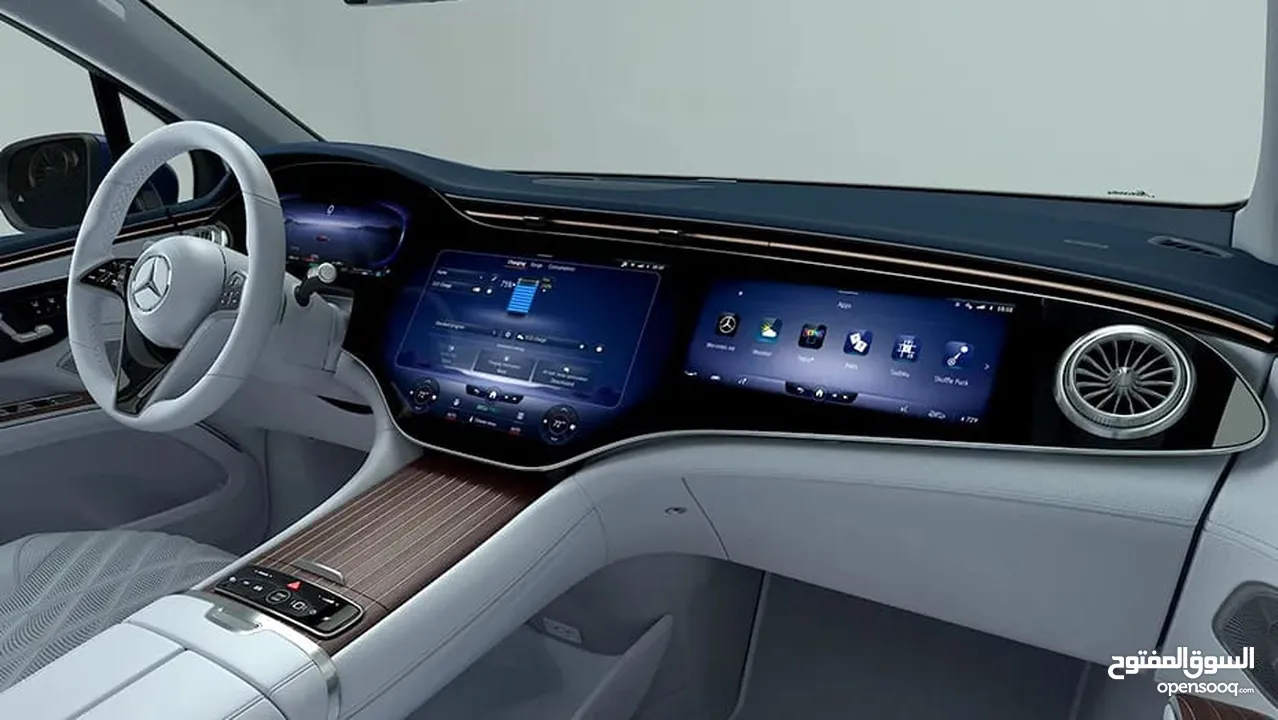للبيع  مرسيدس MERCEDES EQS 580 SUV 4MATIC  موديل 2023  كهربائية بالكامل  7 مقاعد  فل كامل
