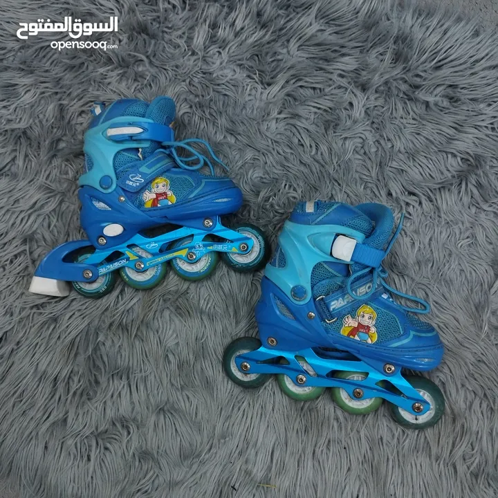 Skate (VIP)   عجال مطاط هيكل بلاستيك مقوى شفرات حديد   السعر والمقاس والماركة أسفل كل صورة