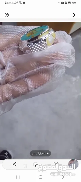خاتم فيروز ثقيل للبيع