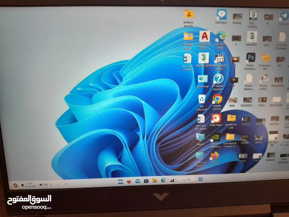لابتوب Hp بحالة الوكالة يستخدم للمهندسين والالعاب