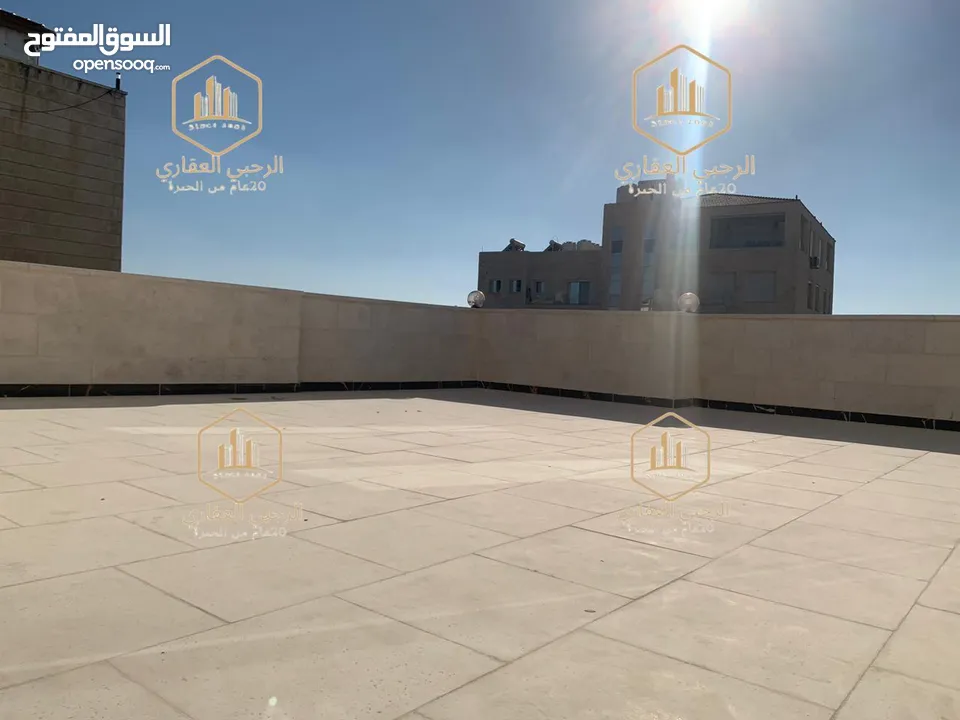 روف / للايجار / لم تسكن / 3نوم / مع ترس / الرابية