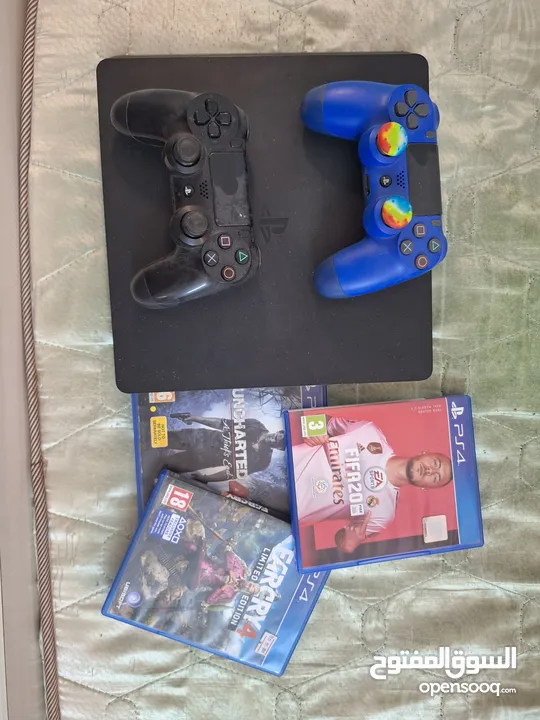 ps4 slim for sale used but excellent condition mimum 10yrs life hehe