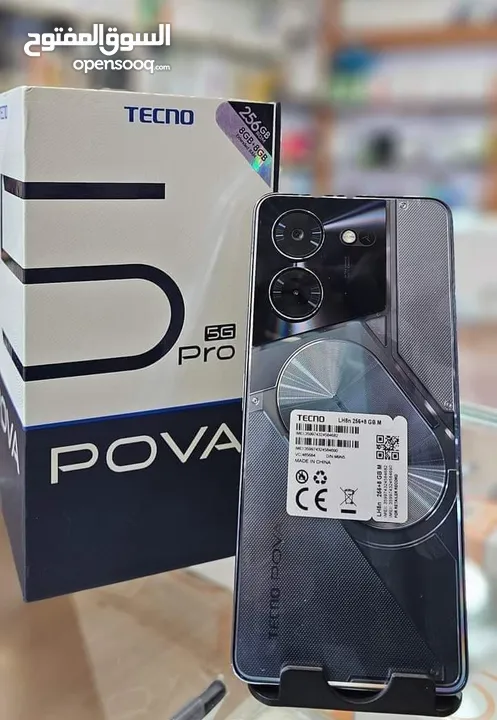 جديد  pova 5 pro 5G رام 16 جيجا 128 مكفول سنة متوفر توصيل