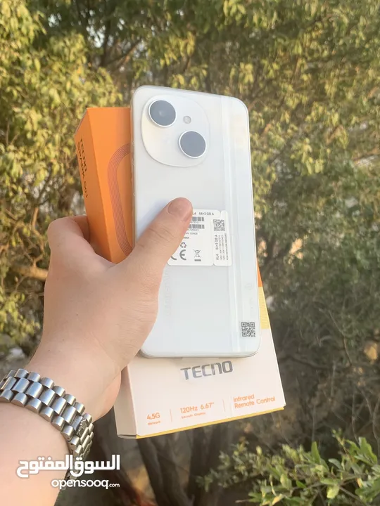 شبيه الايفون تكنو سبارك g1 128 جيجا الرام 4GB+4GB كفالة 13 شهر على الجهاز طبعا جديد مع مرفقاته