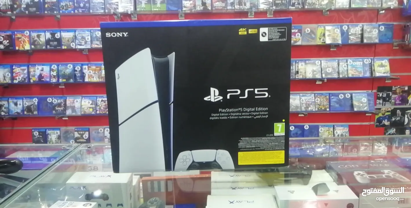 بلايستيشن 5 سلم جديد Ps5 Slim 1TB بأفضل الاسعار