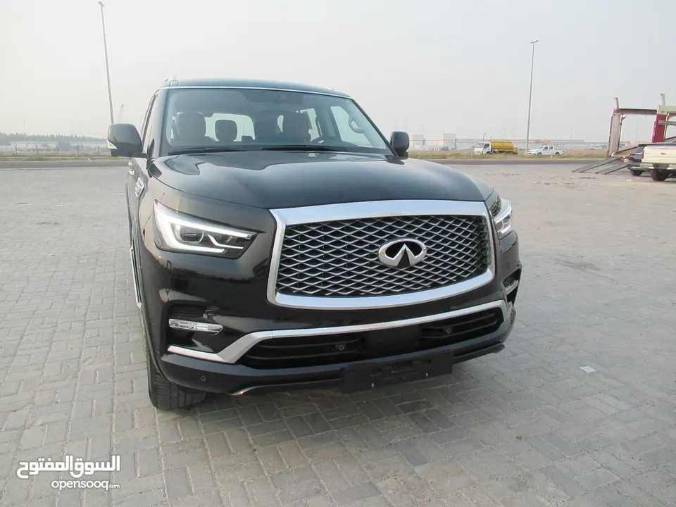 INFINITI QX80 8S LUXE SENS. PRO ACTIVE 5.6L V8 GCC 8SEATS 3YEAR 60,000KM WARANTY