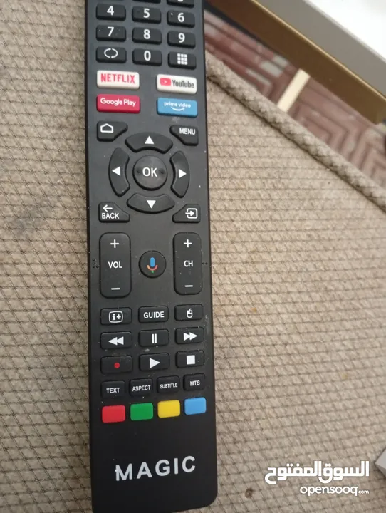 شاشه مجيك 75انش سمارات 4كيه اوامر فل الفل شراء شهر 1 فل سمارت صوت ميوزك ورياضي وتوفير كهرباء