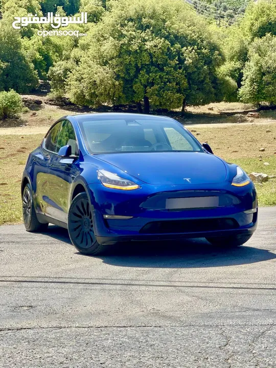 ‏TESLA MODEL Y 2022 LONG RANGE فحص كامل بسعر مغرررري فل اضافات دفع رباعي