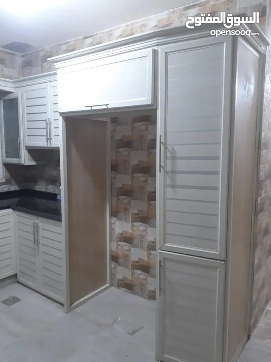 لجميع انواع ألمنيوم والحدادة ابواب مطابخ شبابيك ابجورات