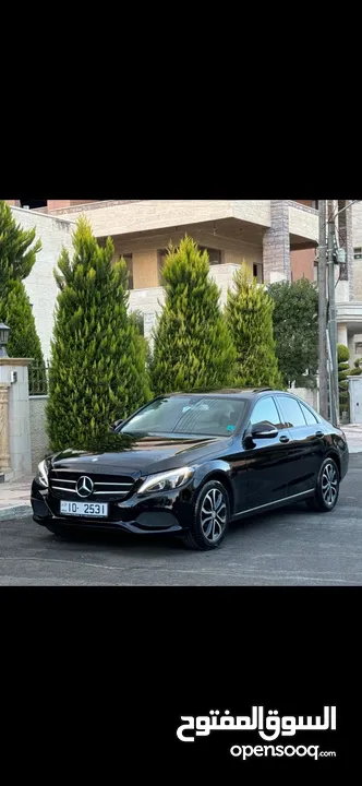 Mercedes C200 2015  فحص كامل فل إضافات بانوراما وارد الوكاله صيانه الوكاله لا تحتاج إلى شيء