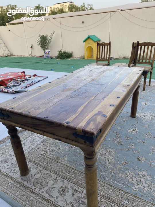 طاولة طعام انتيك خشب Antique table