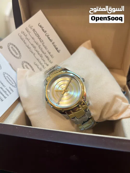 ساعه روزرايز اصليه جديده فيها قطعه الماس