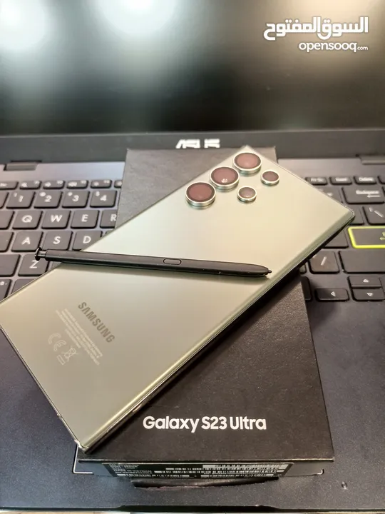 Samsung S23 Ultra 256 GB وارد شرق اوسط  مع الكرتونه ( وكااله )