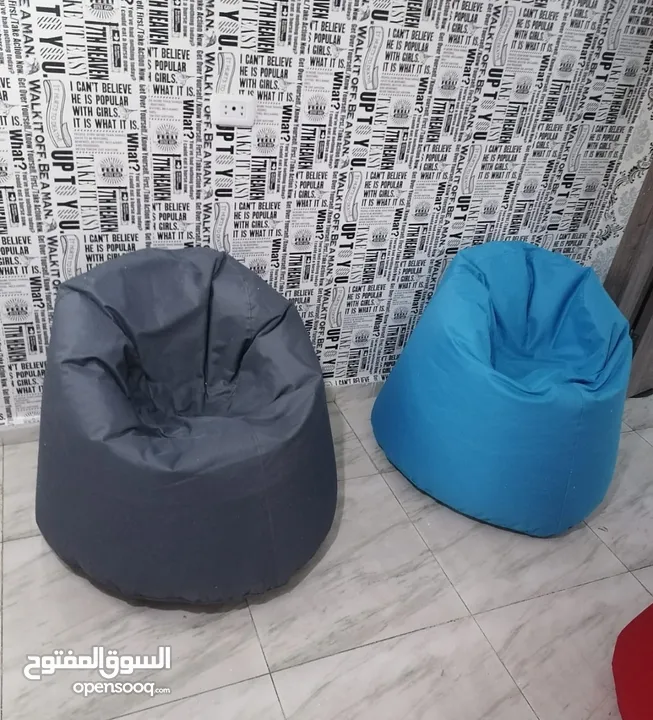 بفات بين باق bean bag قماش ووتر بروف يتحمل العوامل الخارجية. متوفر خدمة التوصيل لجميع المحافظات