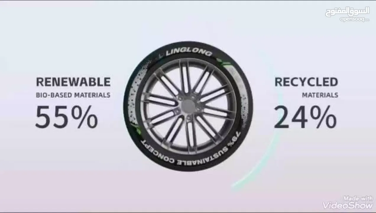 كوشوك اطارات  لينغ لونغ  LINGLONG TIRE المعتمدة من BYD ومن Volkswagen