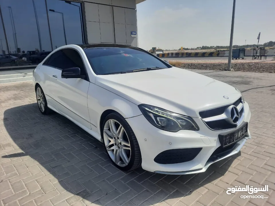 Mercedes E350 White 2016 مرسيدس E350  ابيض 2016