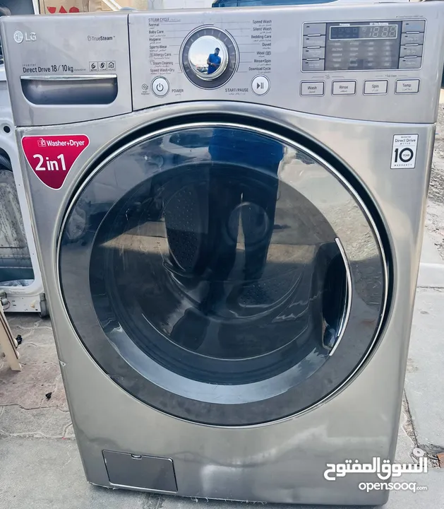 LG 18kg frontload washer+drawer for sale