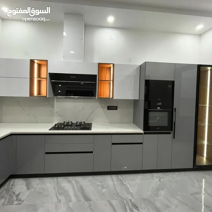 مطابخ تركية حسب التصميم والطلب الزبون