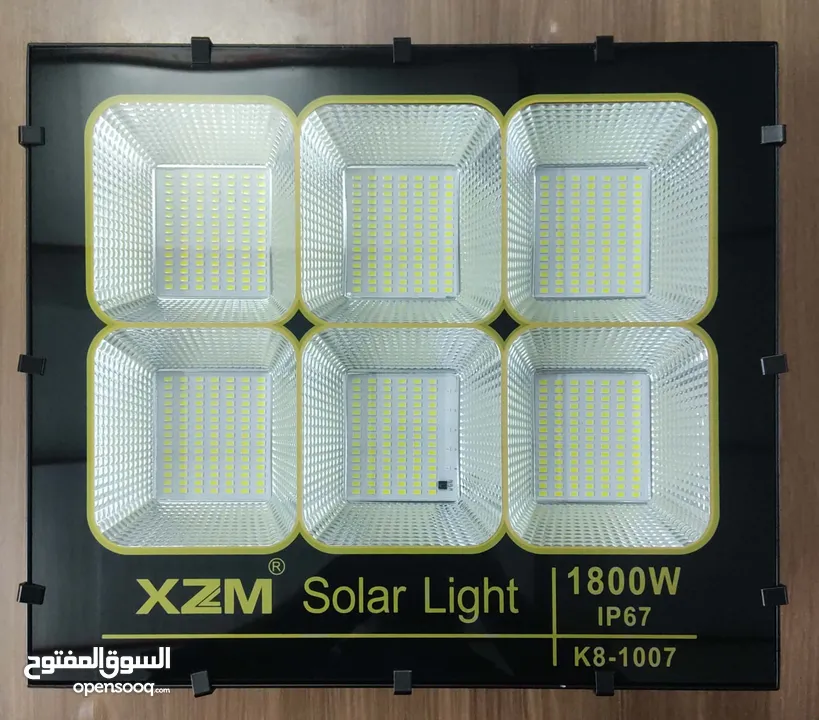 كشاف يعمل بالطاقة الشمسية من شركة XZM 1200w.. 1500w.. 400w..1800w