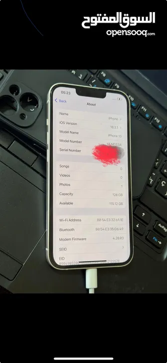 ايفون 13 128g بطاريه 95 الجهاز كثير تظيف وسعرو حلو وبراعيك اذا جاد