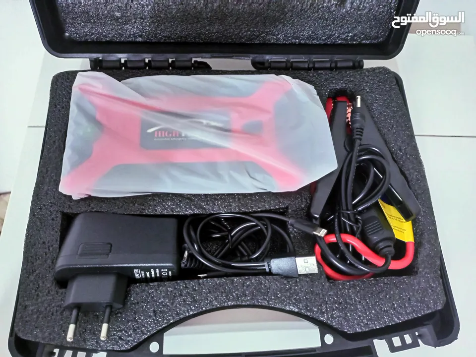 باوربانك طوارئ 12 فولت لتشغيل المركبات المتعددة وشحن الموبايل 12v emergency car jump starter