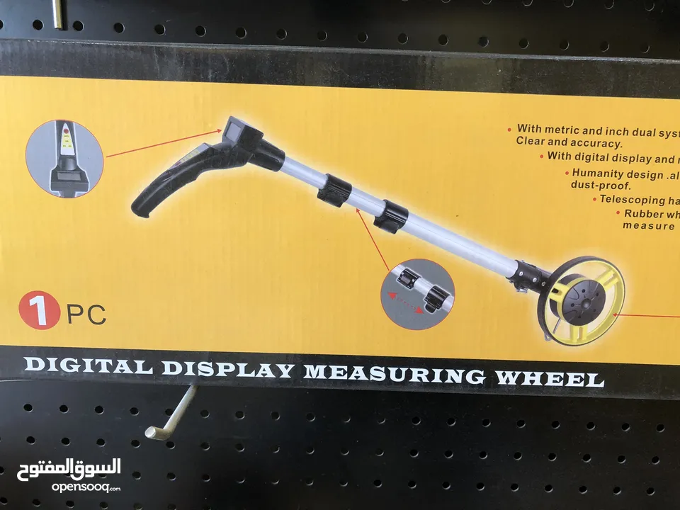 Measuring wheel with digital display