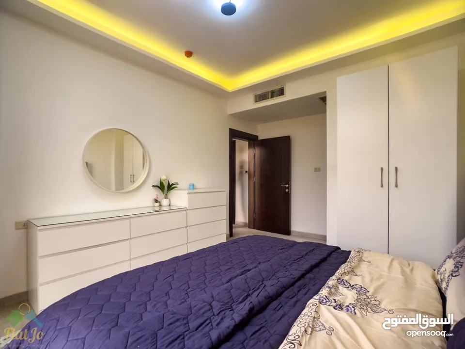 Brand New Furnished two bedroom apartment in Abdoun with Balcony شقة مفروشة غرفتين في عبدون جديدة