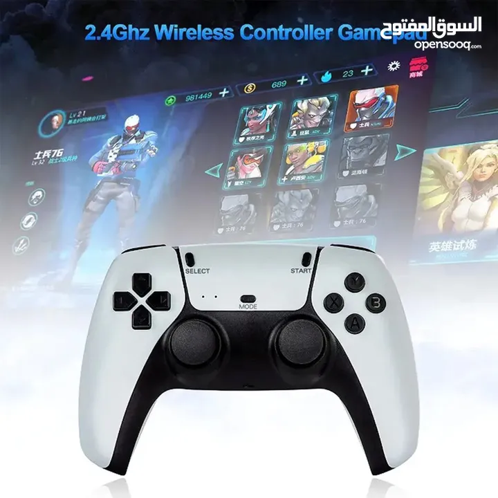 وفرنالك جهاز GAME STICK أحدث إصدار، الشبيه بالبلايستيشن 5 مع 15000 خمس عشرة الاف لعبة
