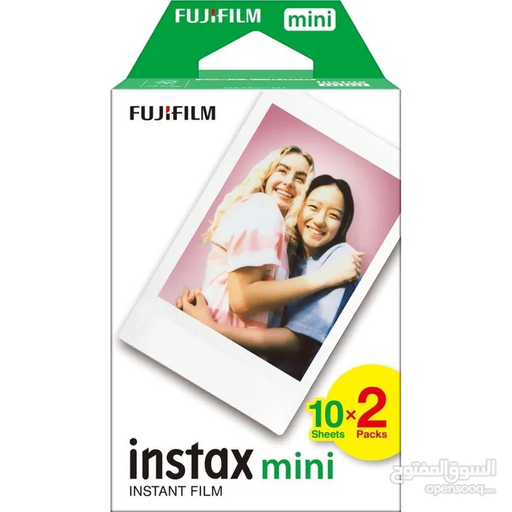 Fujifilm Instax-Mini Instant Film-Twin Pack - فلم تصوير فوري - مجموعتين ( 20 صورة )