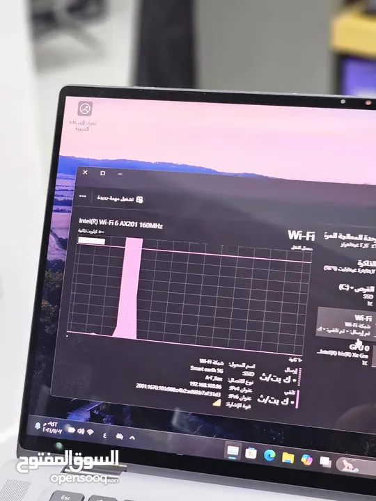 لابتوب وتابلت يدور 360 درجاه بمواصفات عالي جدا core i7 11th Ram 16GB 1000SSD tutch 360