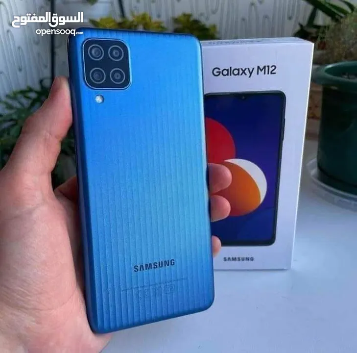 اخو الجديد Samsung M12 رام 8 جيجا 128 أغراضة والكرتونه متوفر توصيل