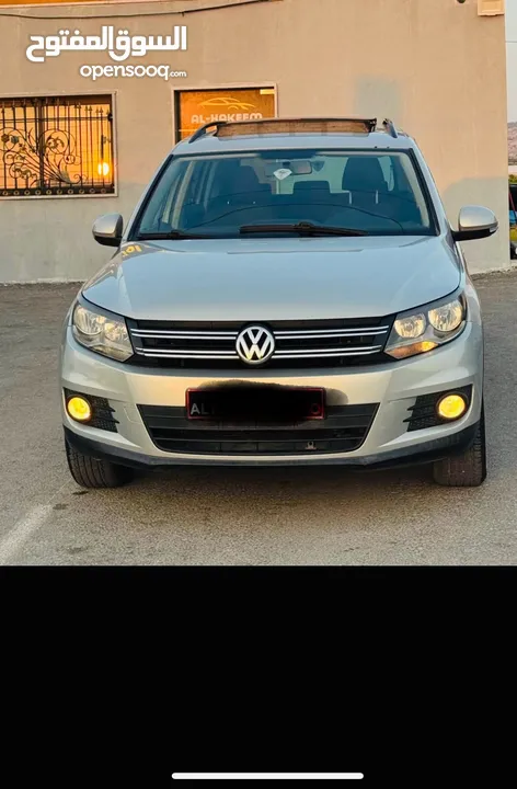 تيجوان فل اضافات مع بانوراما بنزين بيع او بدل