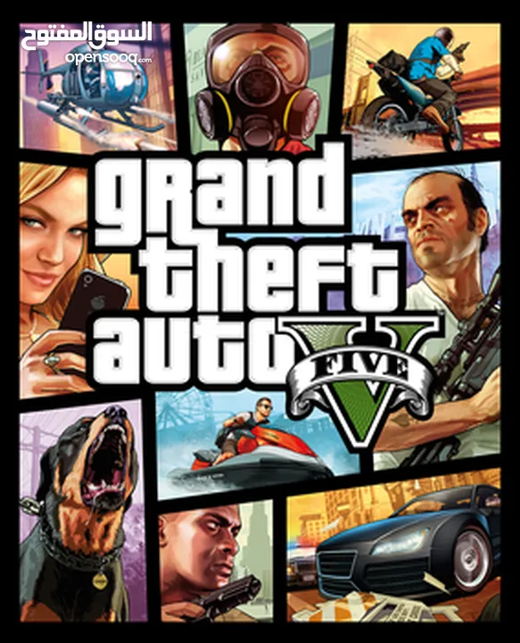 بلايستيشن 4 فات مع كامل عدتها  وثلاث ايدين وسيدي GTA V