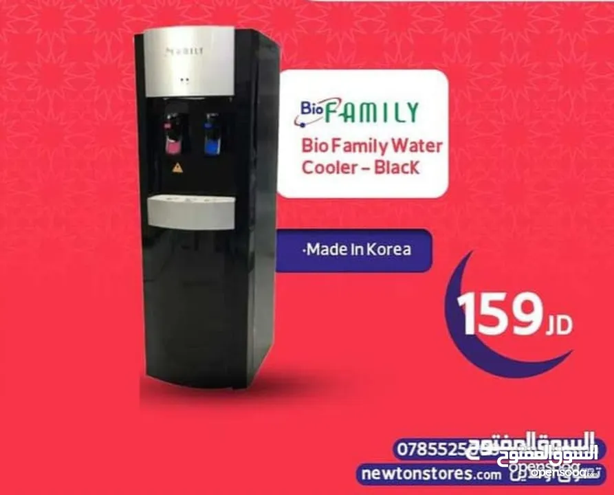 كولر ماء فاميلي لون اسود ستاند عامودي موديل   صنع كوري wpf1100 من نيوتن ستورز nw948